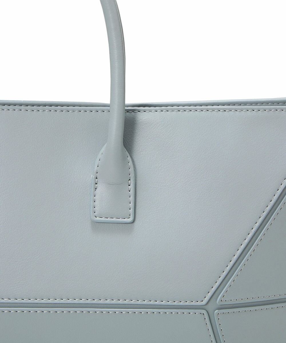 TOPKAPI 【TREASURE TOPKAPI】フェイクレザー ジオメトリック ショルダー付 トートバッグ 