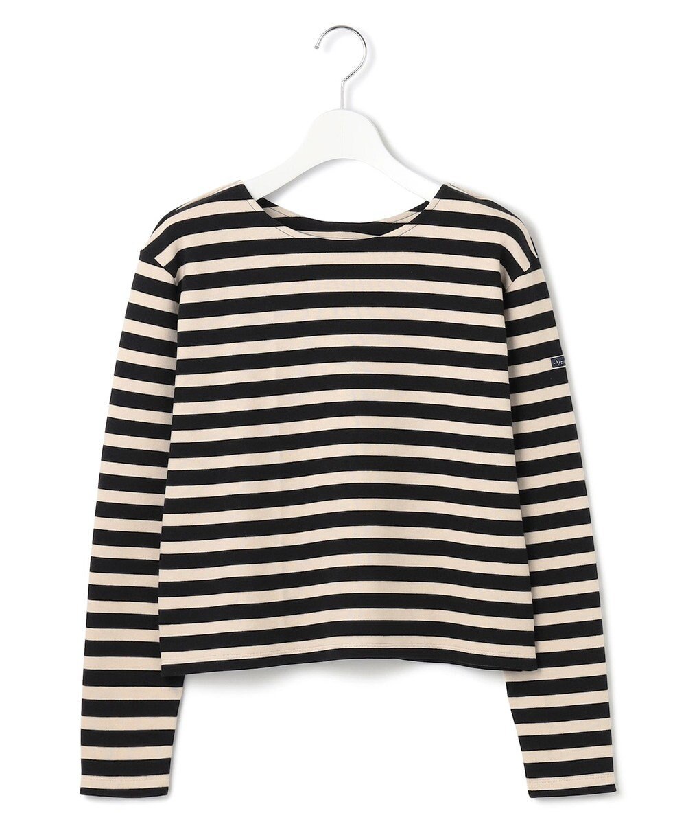 23区 S 【CanCam４月号掲載/洗える】Armor-lux スムース バックボタン ボーダー カットソー 