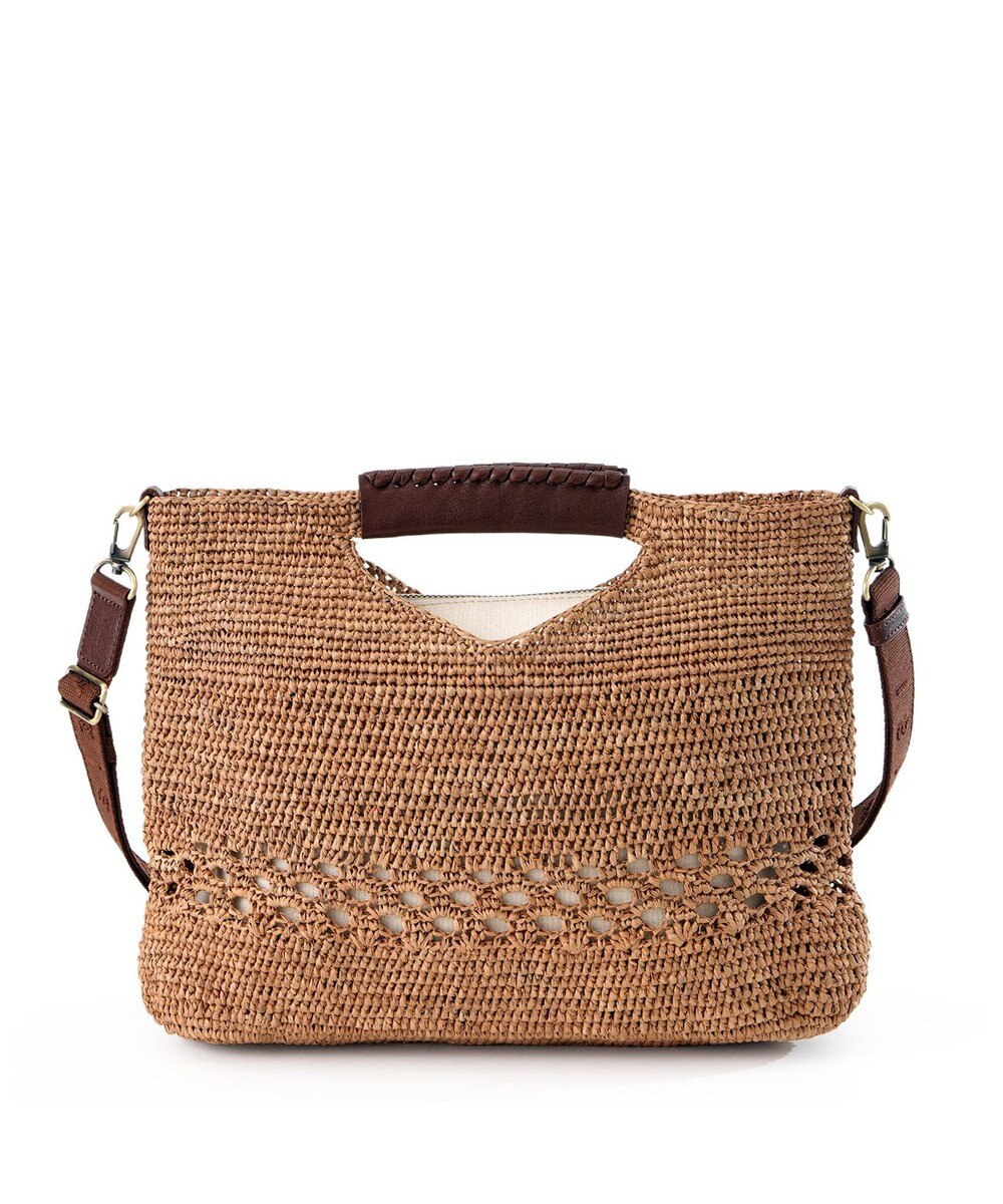 IBIZA ラフィア　2WAYバッグ 