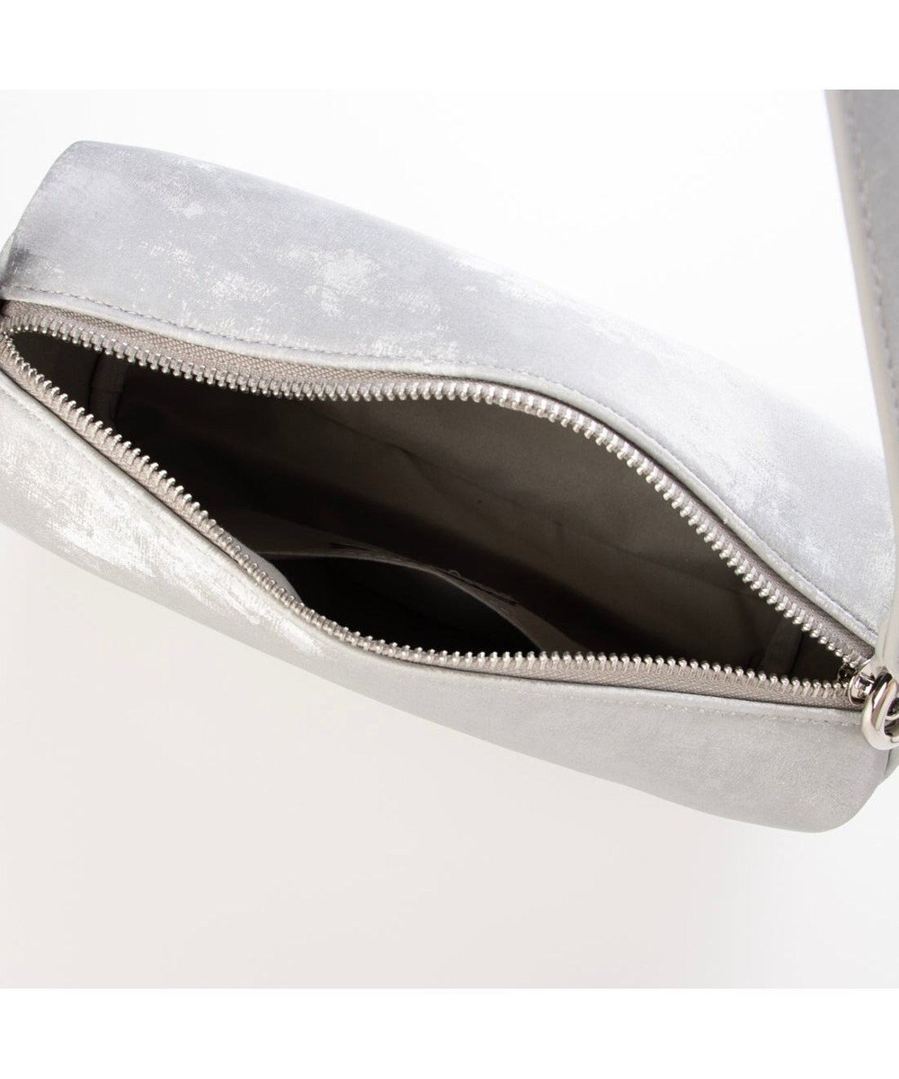 UNBILLION カシュカシュ cachecache / シルクサテン風合皮筒形ショルダー 