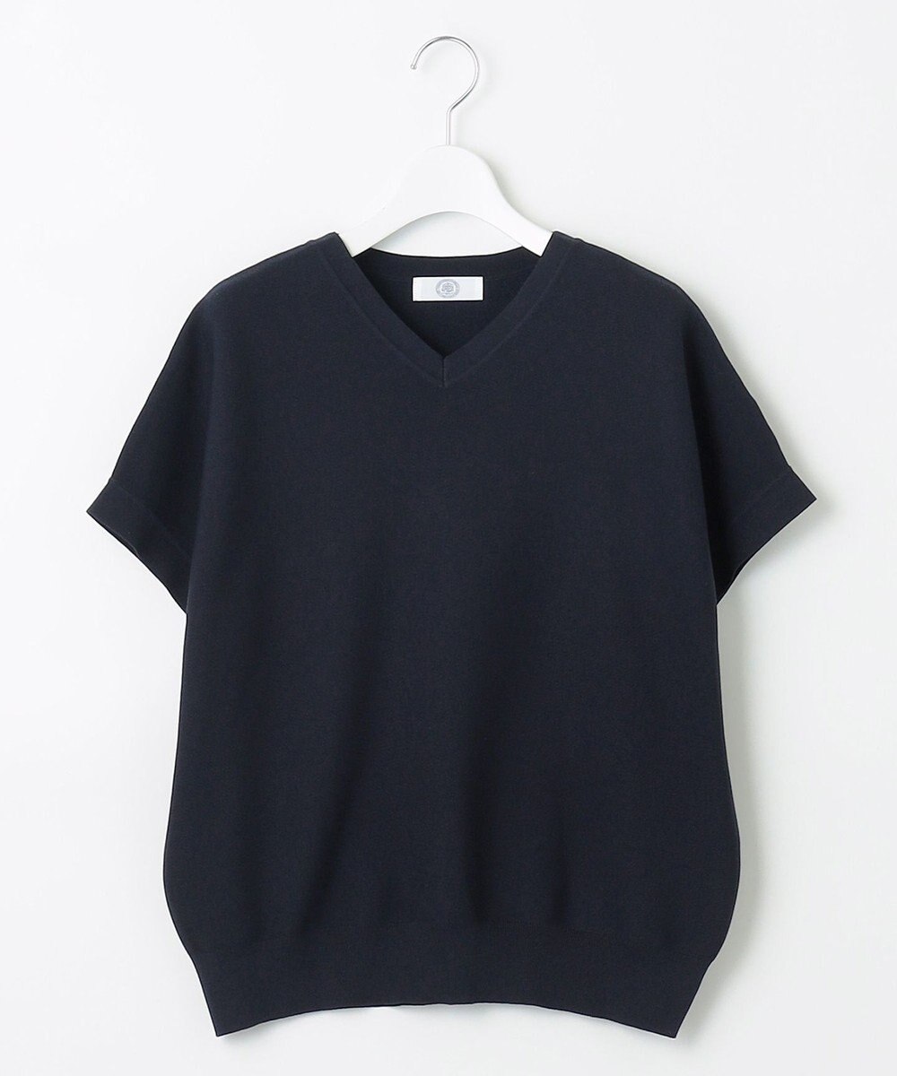 J.PRESS LADIES 【洗える・抗菌防臭】ドルマンガーター ニット 