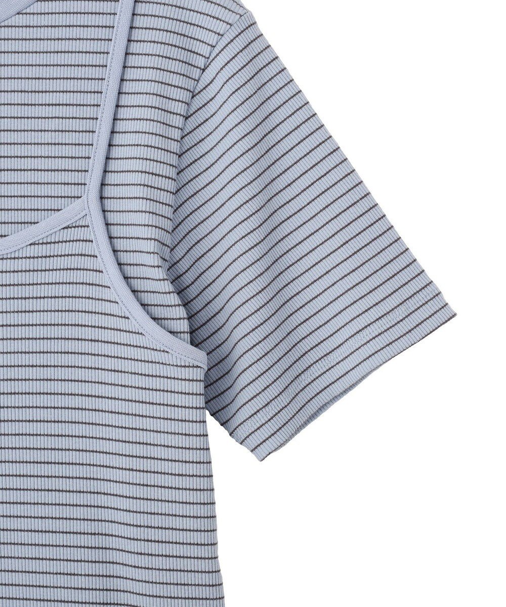 CRAFT STANDARD BOUTIQUE 2点セット/ボーダーキャミ+Tシャツ 