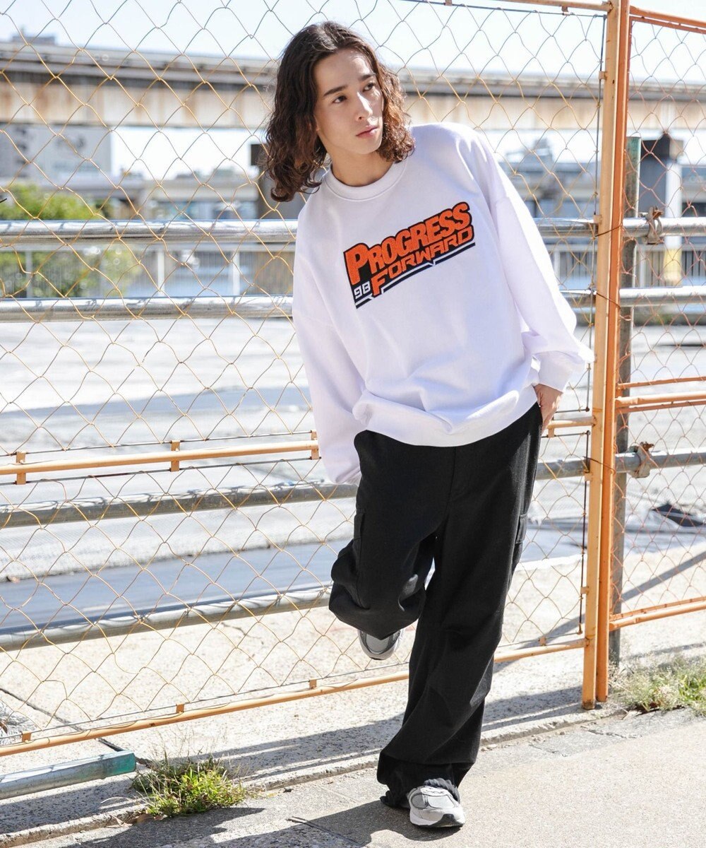 WEGO ヘビーウエイトサガラグラフィックプルオーバー 