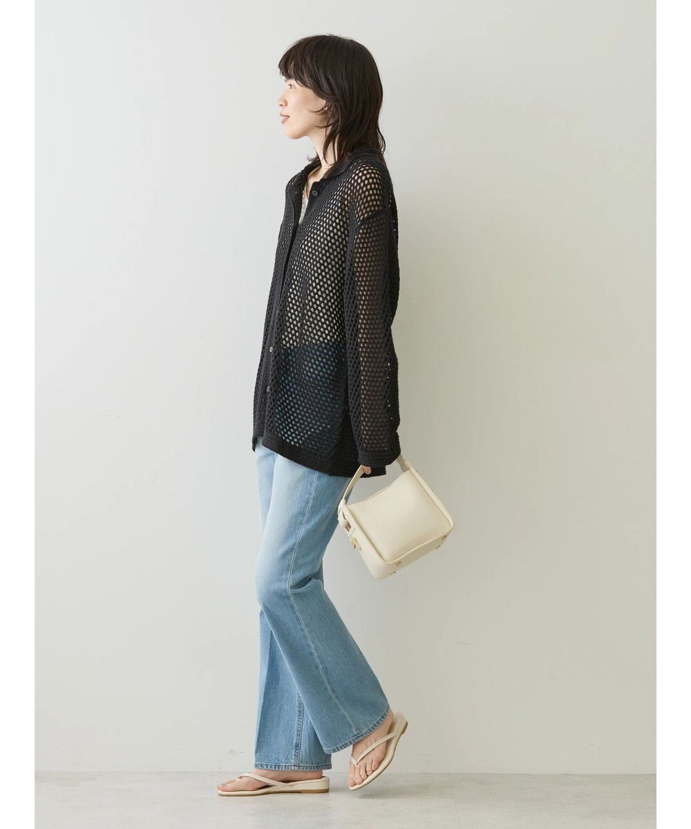 AMERICAN HOLIC 透かし編みニットカーディガン 