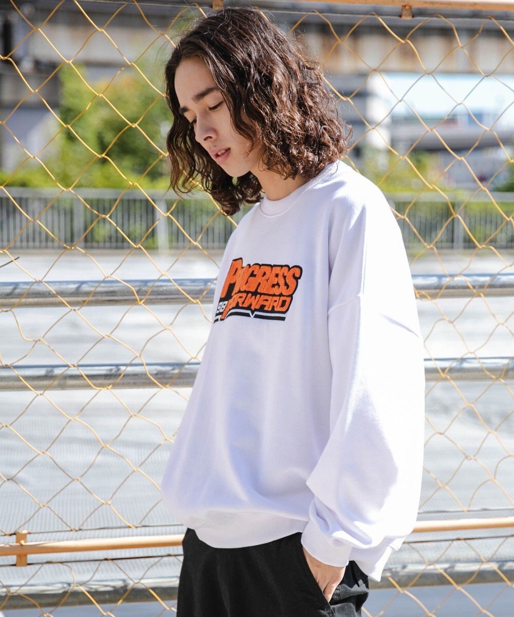 WEGO ヘビーウエイトサガラグラフィックプルオーバー 