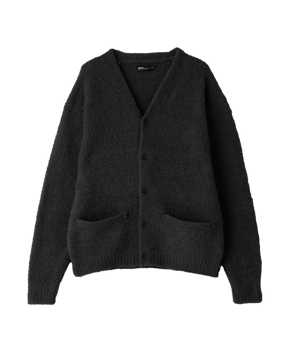 CRAFT STANDARD BOUTIQUE フェザーモールニットカーディガン 