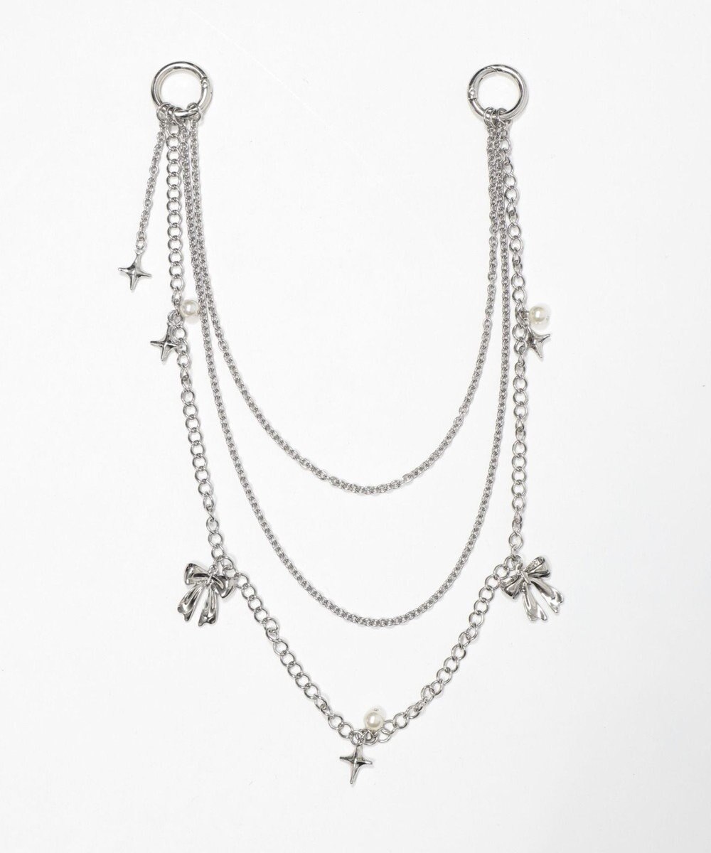 WEGO LパールMIXチャームウォレットチェーン 