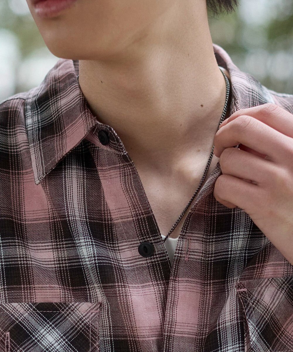 WEGO オンブレチェックシャツ（SS） 