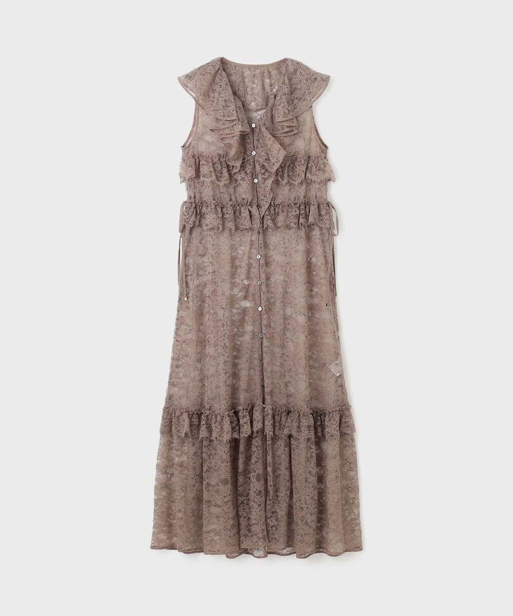GRACE CONTINENTAL フリルカラーレースワンピース 
