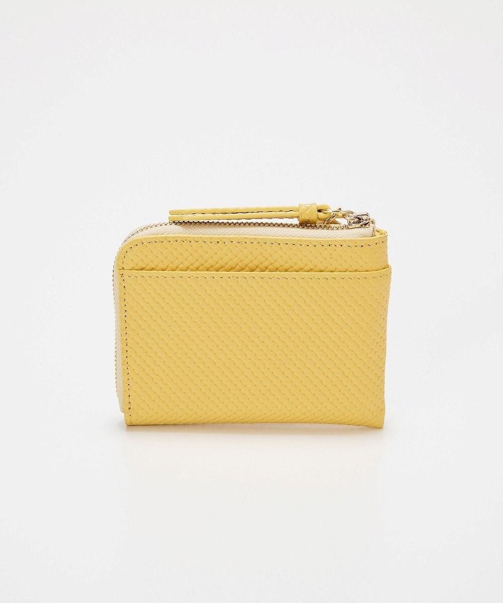 TOPKAPI 【TREASURE TOPKAPI】クロスエンボス レザー L字ファスナー ミニ 財布 