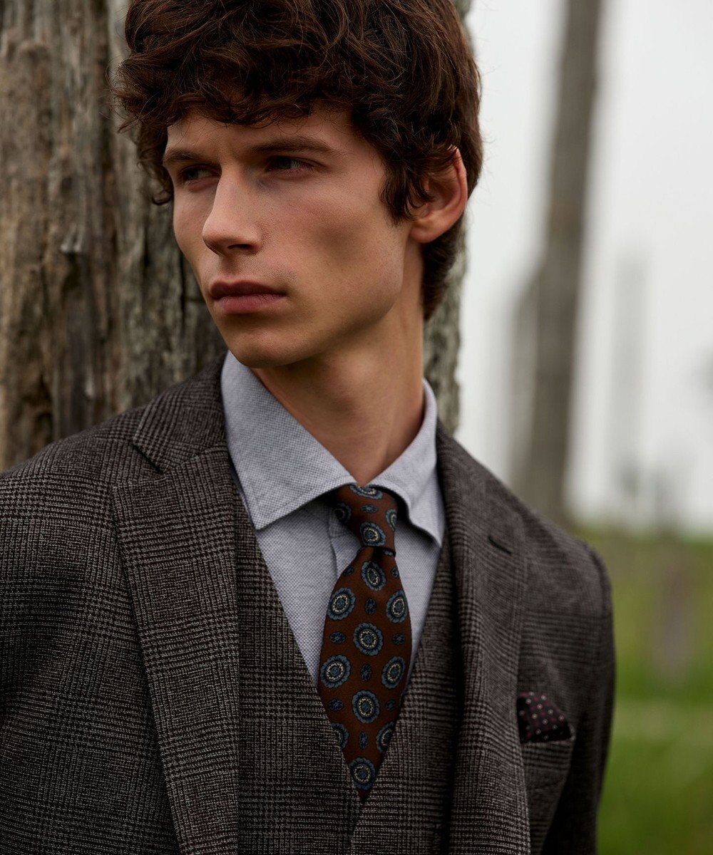 JOSEPH ABBOUD 【キングサイズ・ストレッチ】ツィーディージャージ　ジャケット 