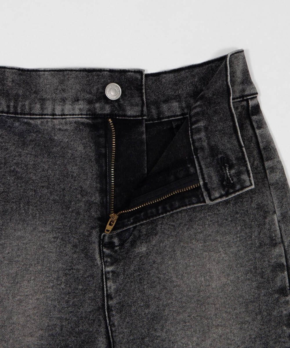 WEGO ハイウエストマイクロデニムショーツ 