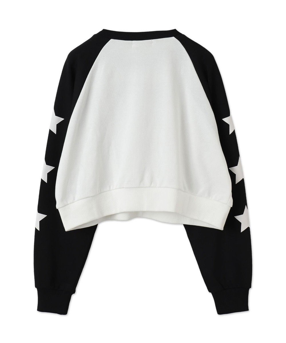 WEGO スターナンバリングラグランスウェット 