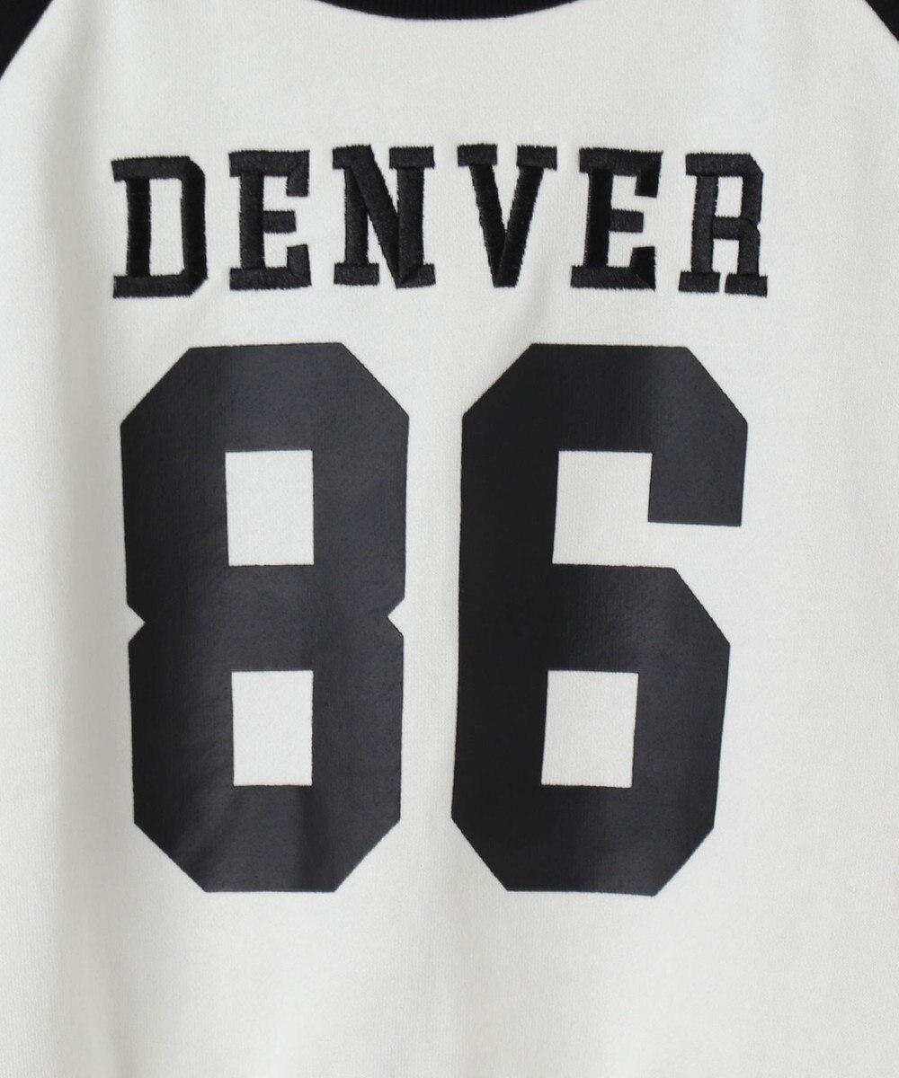 WEGO スターナンバリングラグランスウェット 