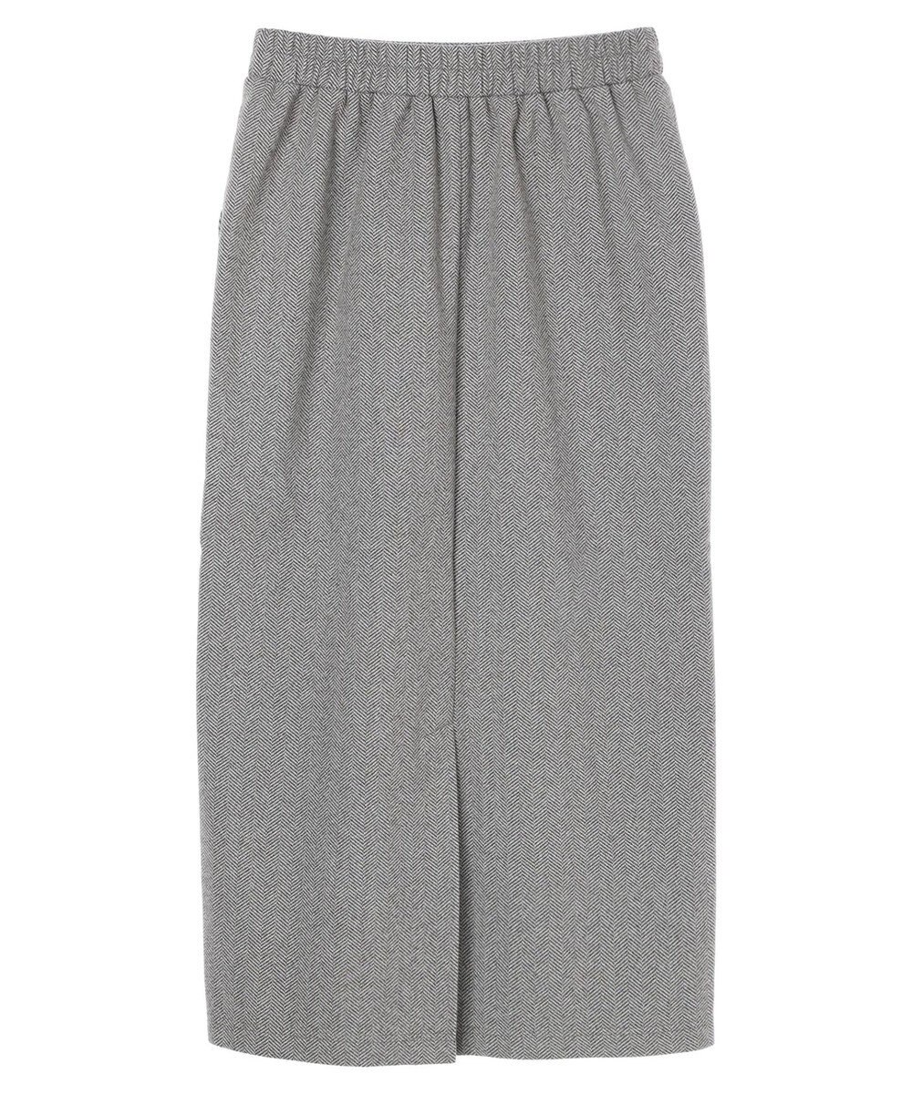 Green Parks 柄圧縮ポンチＩラインスカート 