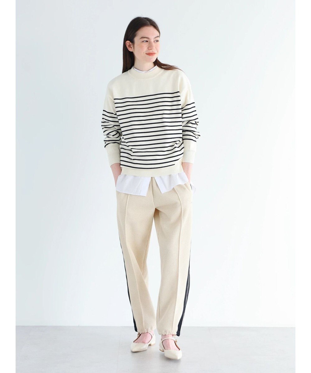 CRAFT STANDARD BOUTIQUE パネルボーダーニットプルオーバー 