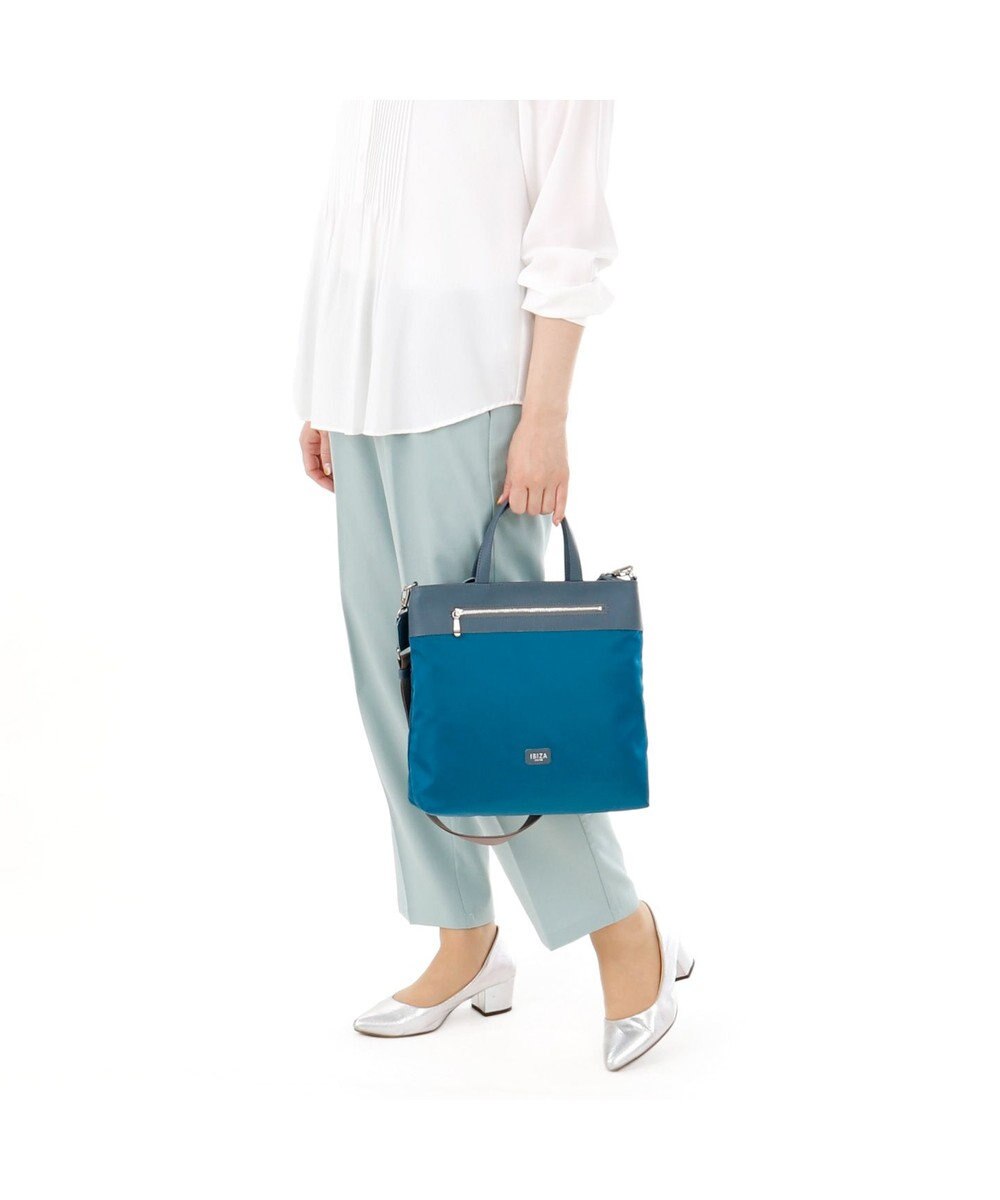 IBIZA ビコロール　ナイロン　2WAYバッグ 