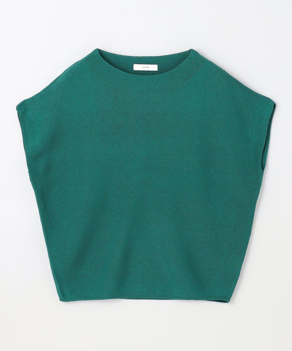 ANY 【新色追加/14色展開】アクリルガーターフレンチスリーブニット 