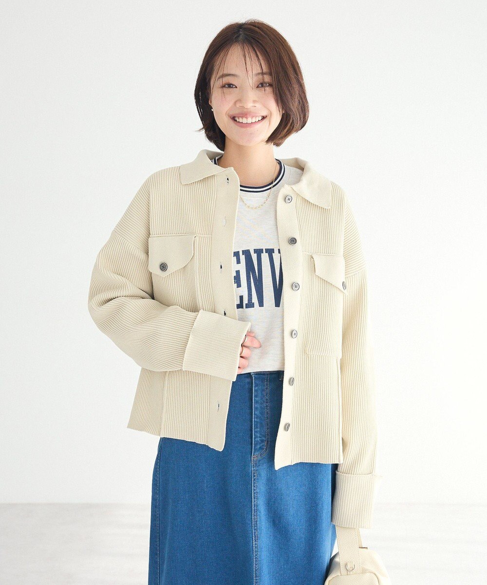CRAFT STANDARD BOUTIQUE ライトニットジャケット 