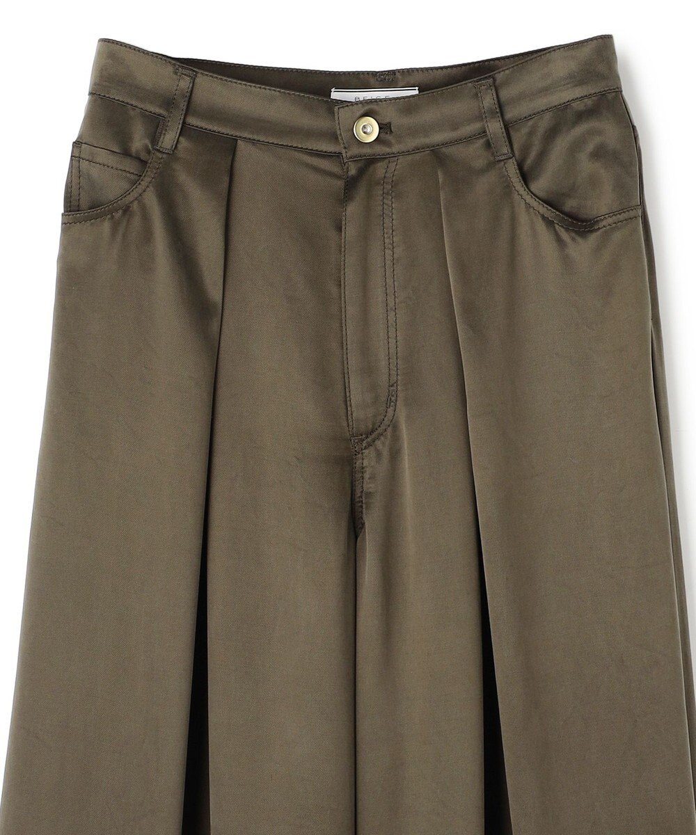 BEIGE， FRANKLIN / ドレープタックワイドパンツ 