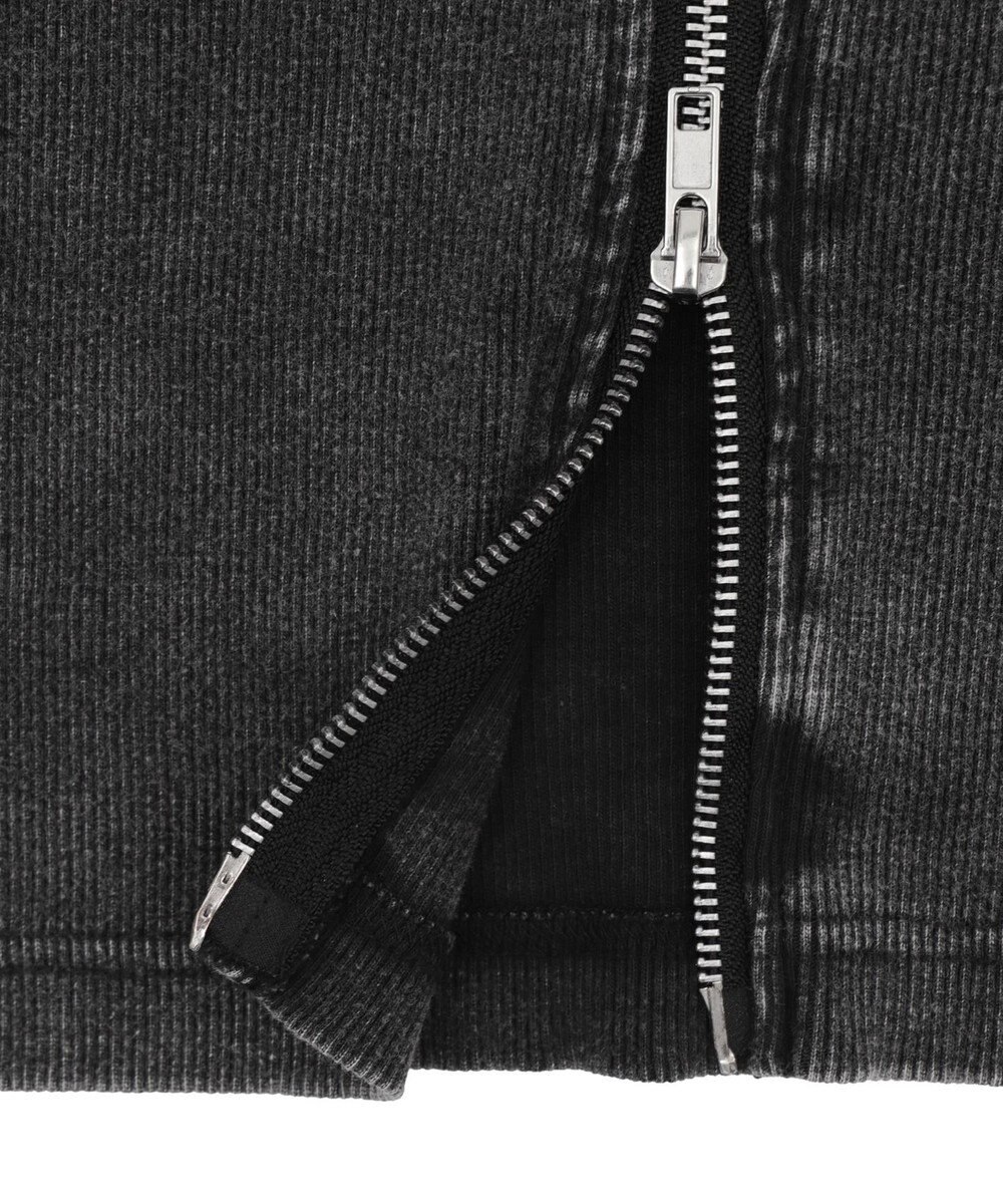 WEGO ラインストーンロゴWZIPトップス 