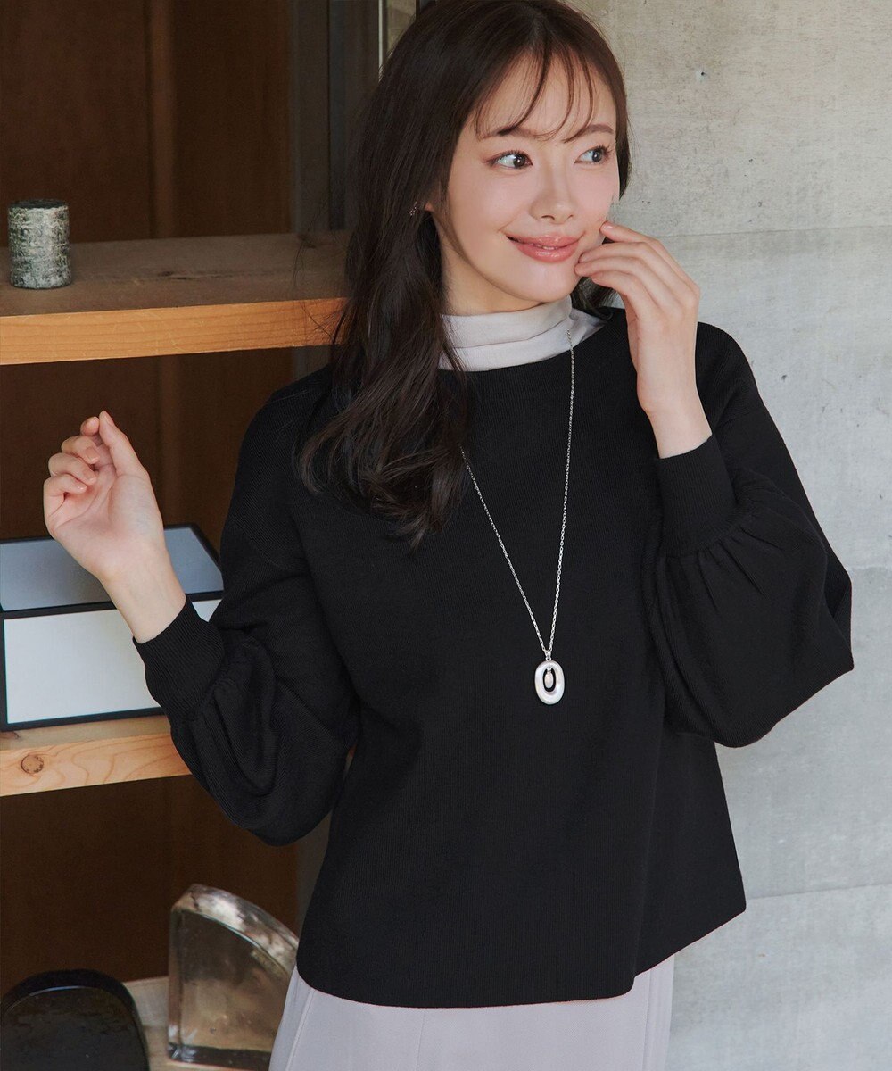 Tiaclasse 【安田美沙子さん着用・2way】オーバルパールロングネックレス 