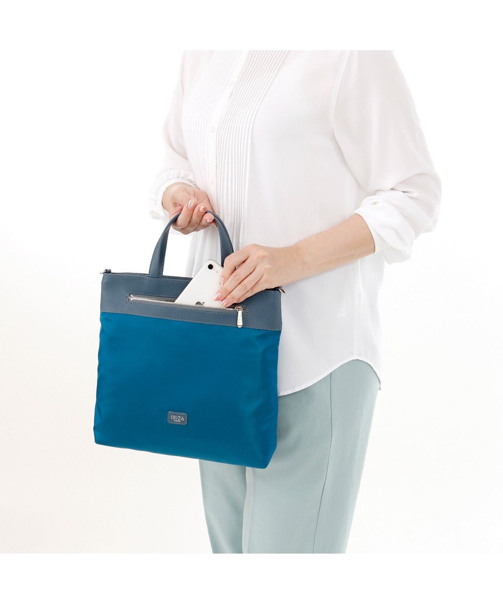 IBIZA ビコロール　ナイロン　2WAYバッグ 