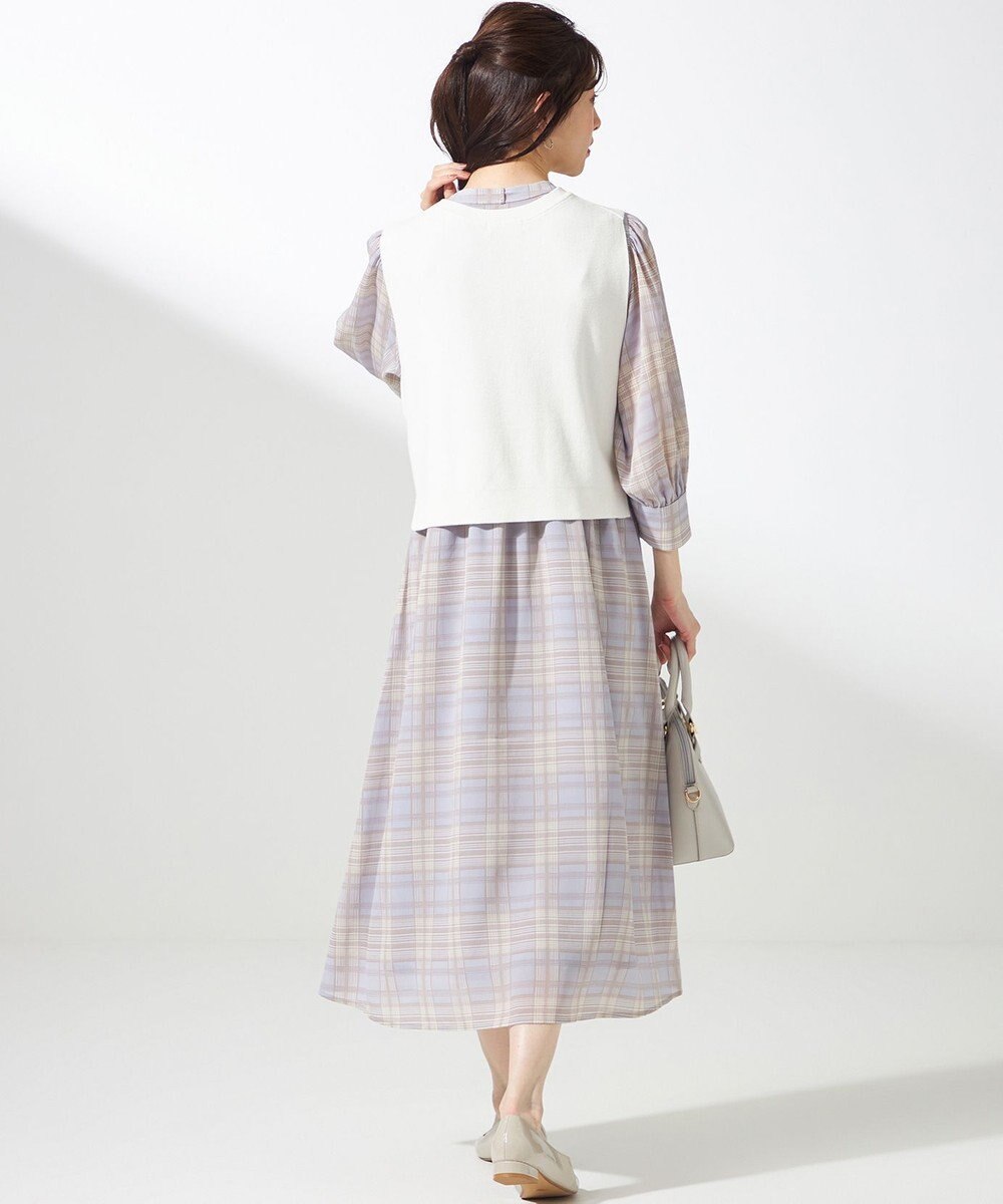 ANY SIS 【2SET】ニットジレワンピース セット 