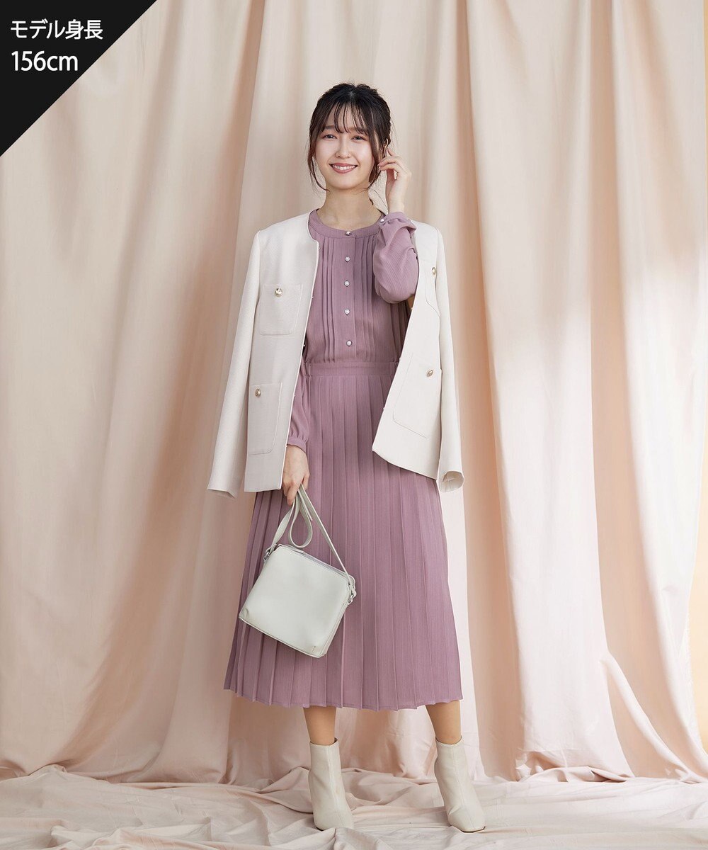 Tiaclasse 【洗える】ワッフルピケジャケット 