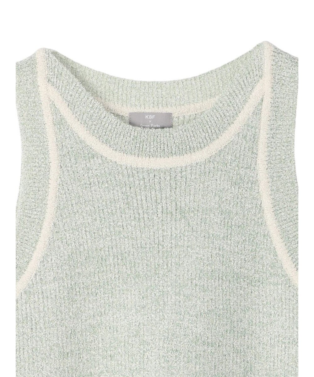 Green Parks ＫＢＦ　配色ニットタンク 