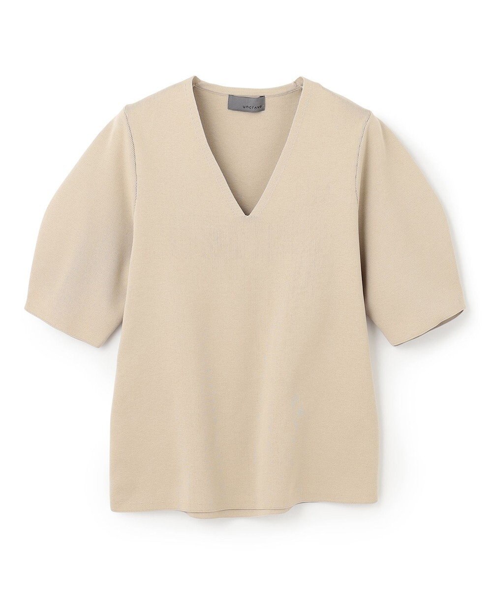 uncrave 【UVカット】サスティナブルUV ボリュームスリーブニット 