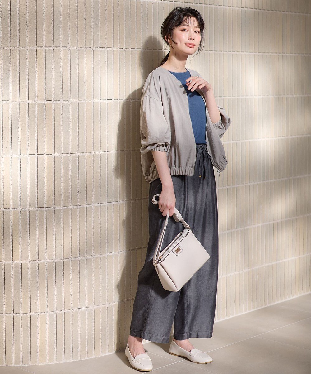 ANY 【手洗い可/UVケア】ノーカラーシアーブルゾン 