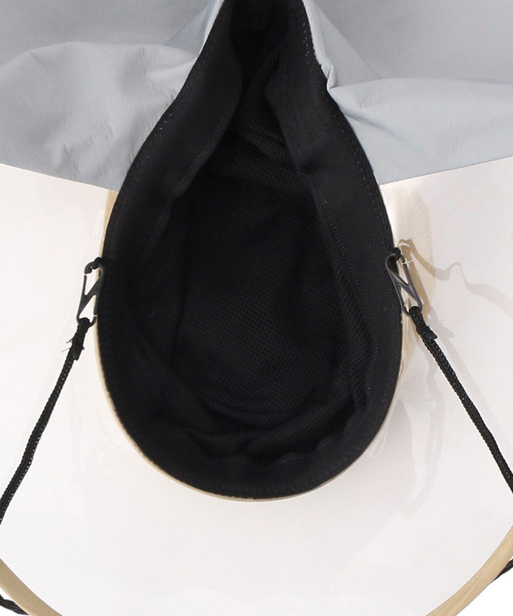 MOONBAT 【WEB限定】撥水サイクルハット 透明広つば/レインハット 