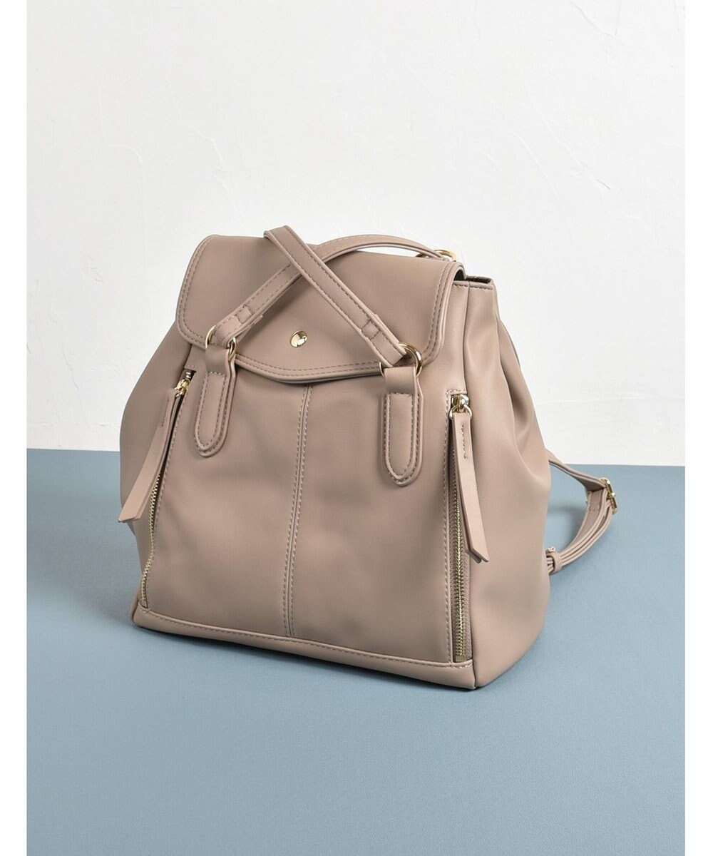 LA BAGAGERIE 【MONICA】フェイクレザー2WAYリュック 