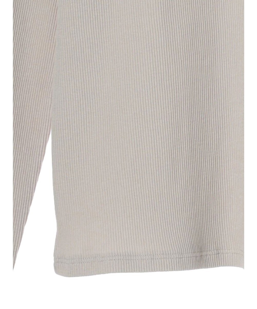 CRAFT STANDARD BOUTIQUE フリルテープリブカットプルオーバー 