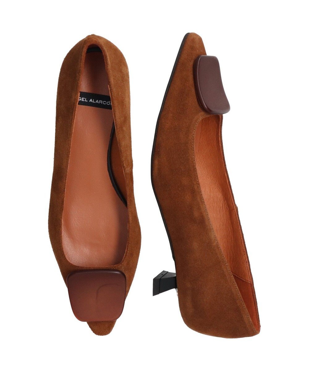 INTER-CHAUSSURES 【ANGEL ALARCON】ポインテッドトウオーナメントパンプス 
