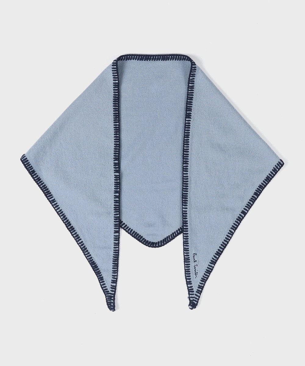 Paul Smith ブランケットステッチ トライアングル スカーフ 