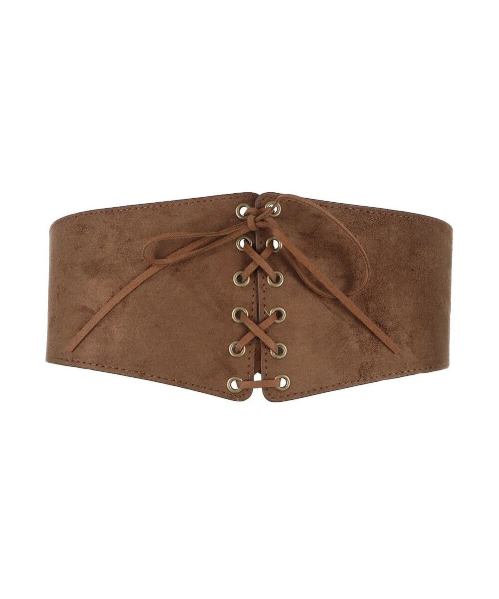 UNBILLION カシュネ cache nez / フェイクスエード編み上げベルト 