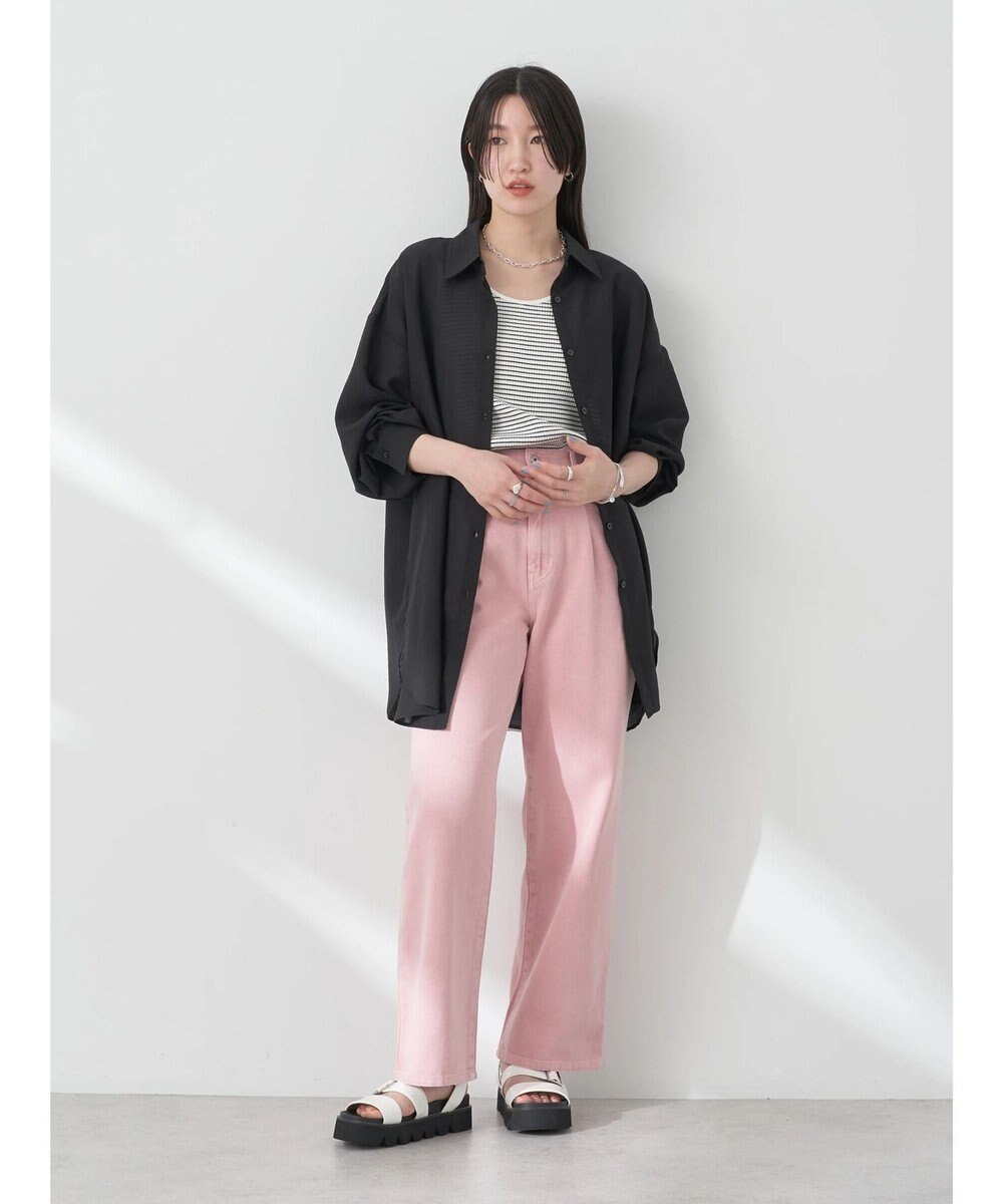 earth music&ecology シアーボーイズライクシャツ 