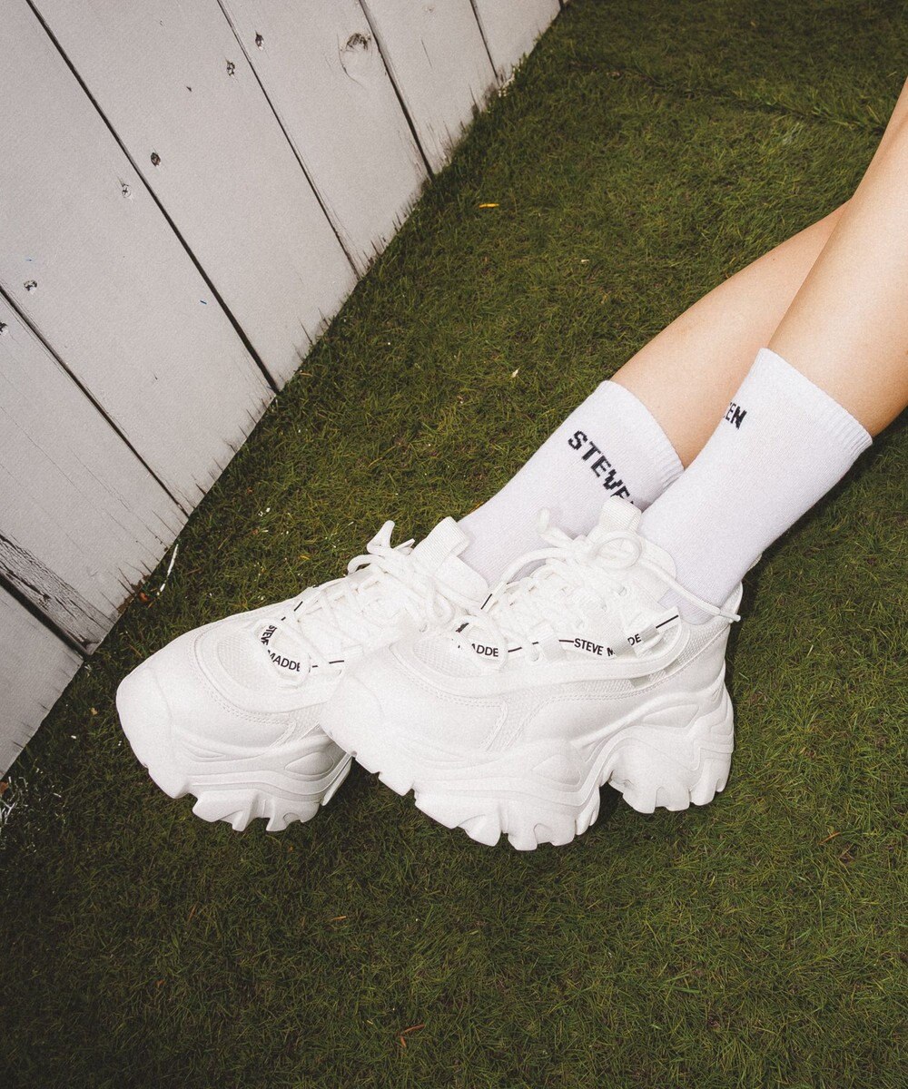 STEVE MADDEN RECOUPE 厚底ボリュームスニーカー 