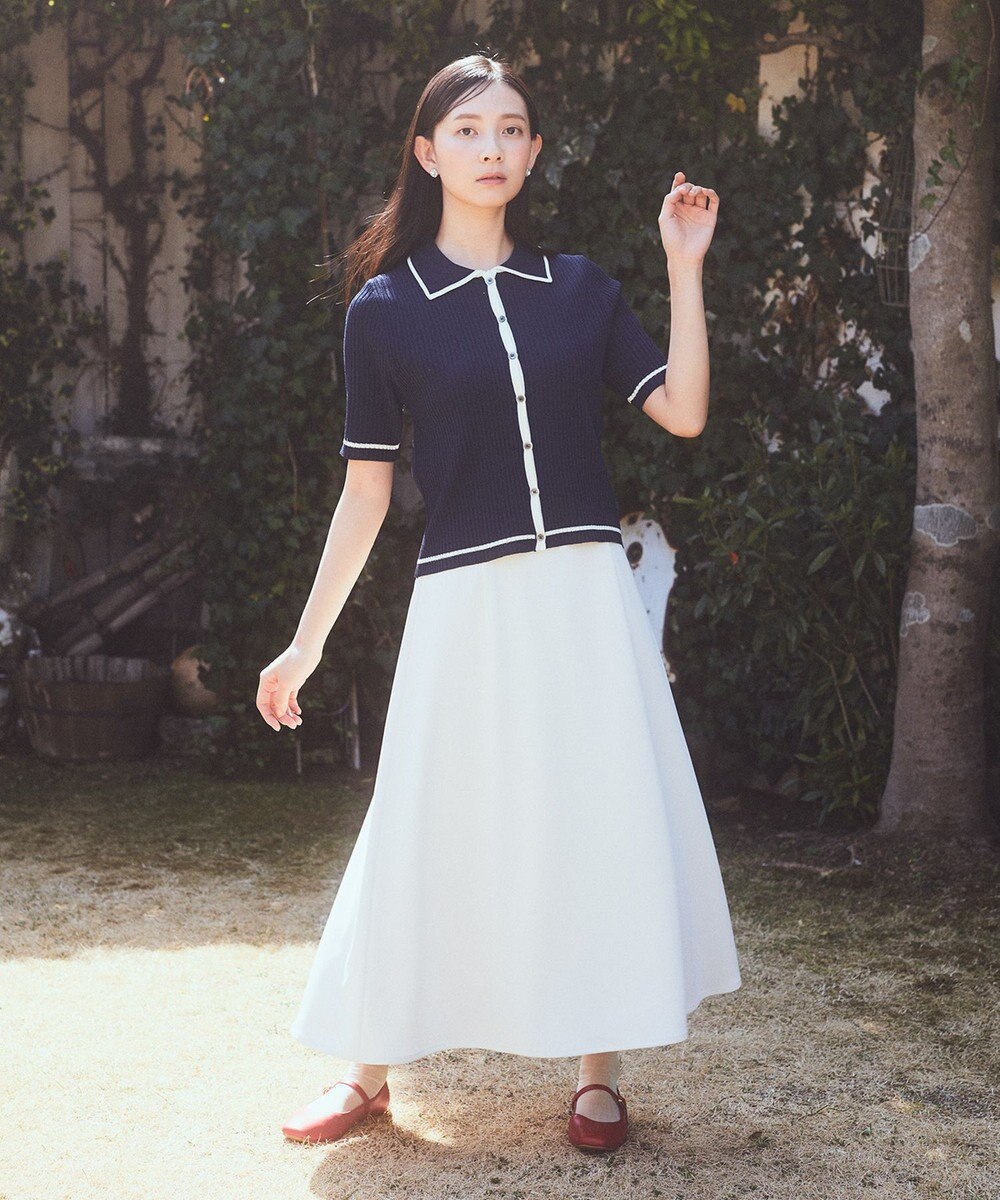 earth music&ecology 【予約】リブニットカーディガン 