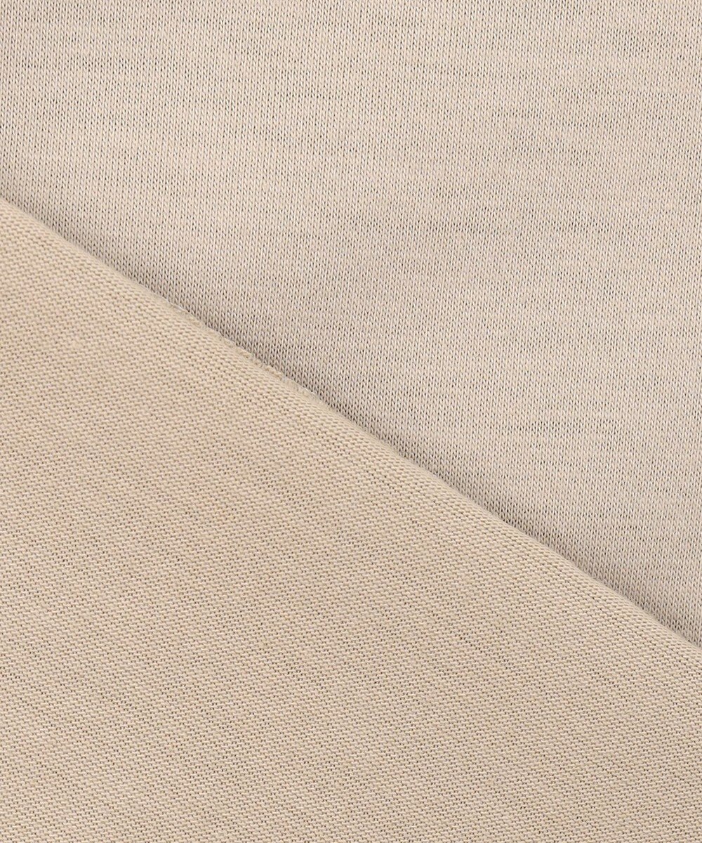 BEIGE， 【洗える】DUOMO / コットンスリットスリーブトップス 