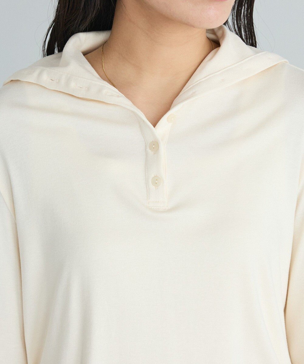 CRAFT STANDARD BOUTIQUE ハイネックハーフボタンプルオーバー 