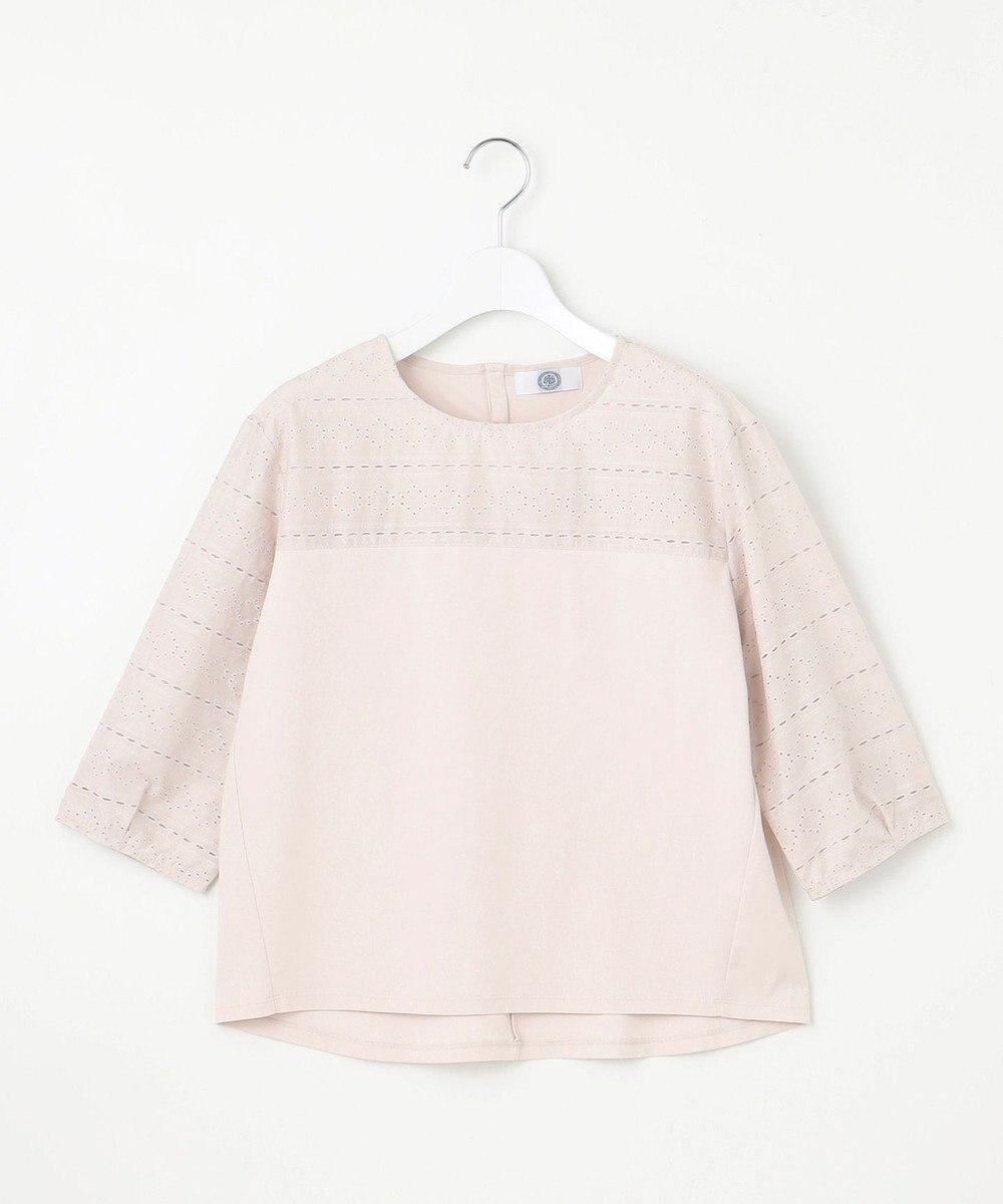 J.PRESS LADIES 【洗える】スムースジャージー 刺繍 カットソー 