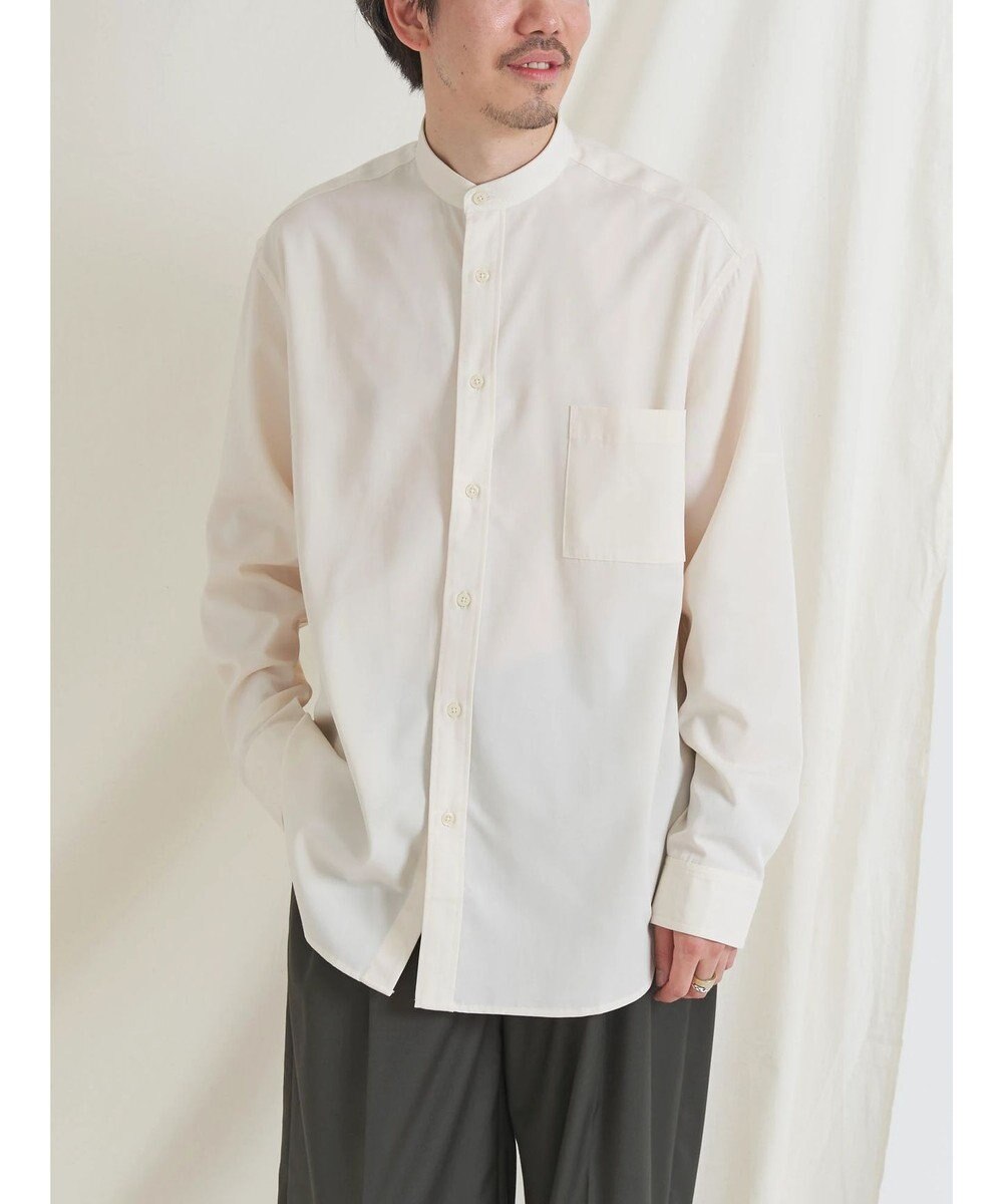 CRAFT STANDARD BOUTIQUE Ｔ／Ｒバンドカラーシャツ 