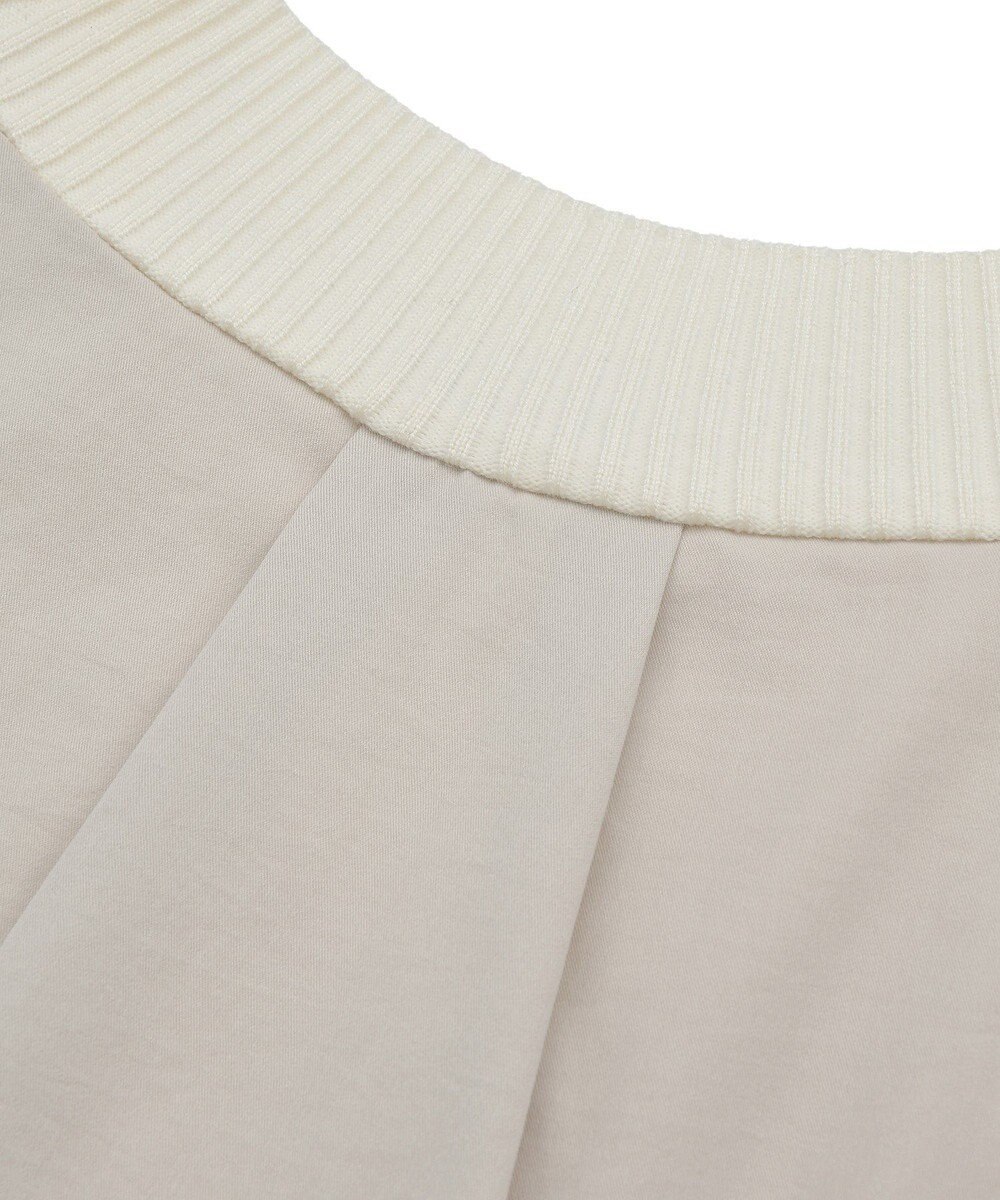 Green Parks 異素材切替ニットチュニック 