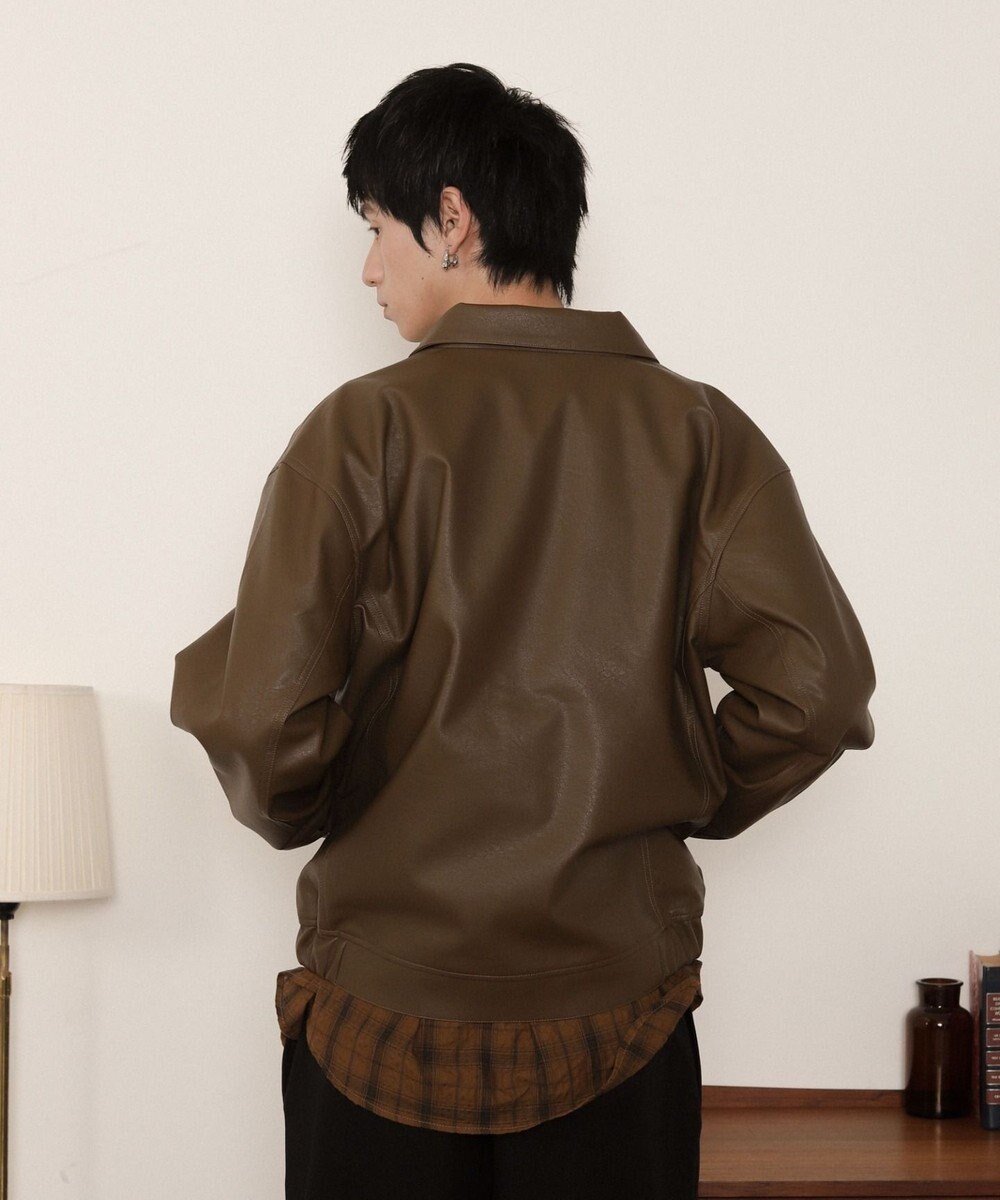 WEGO PUダブルZIPブルゾン 