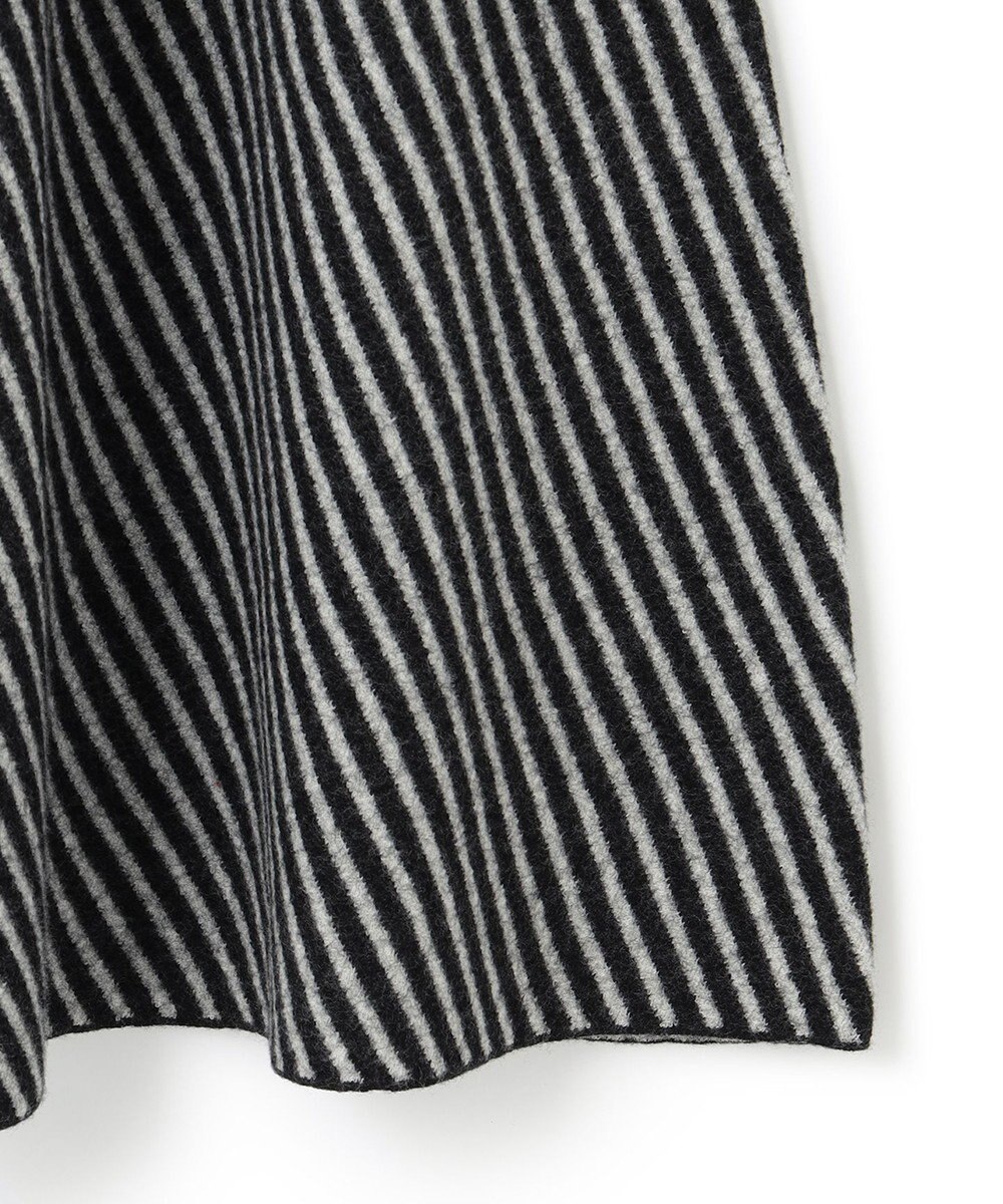 ICB ミルドウール ストライプ柄ニットスカート 