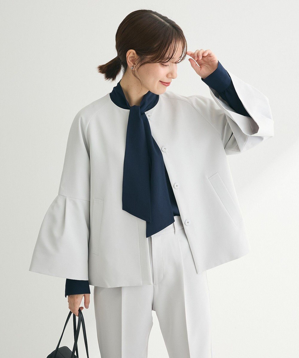 Green Parks ef-de タック袖ラグランジャケット 