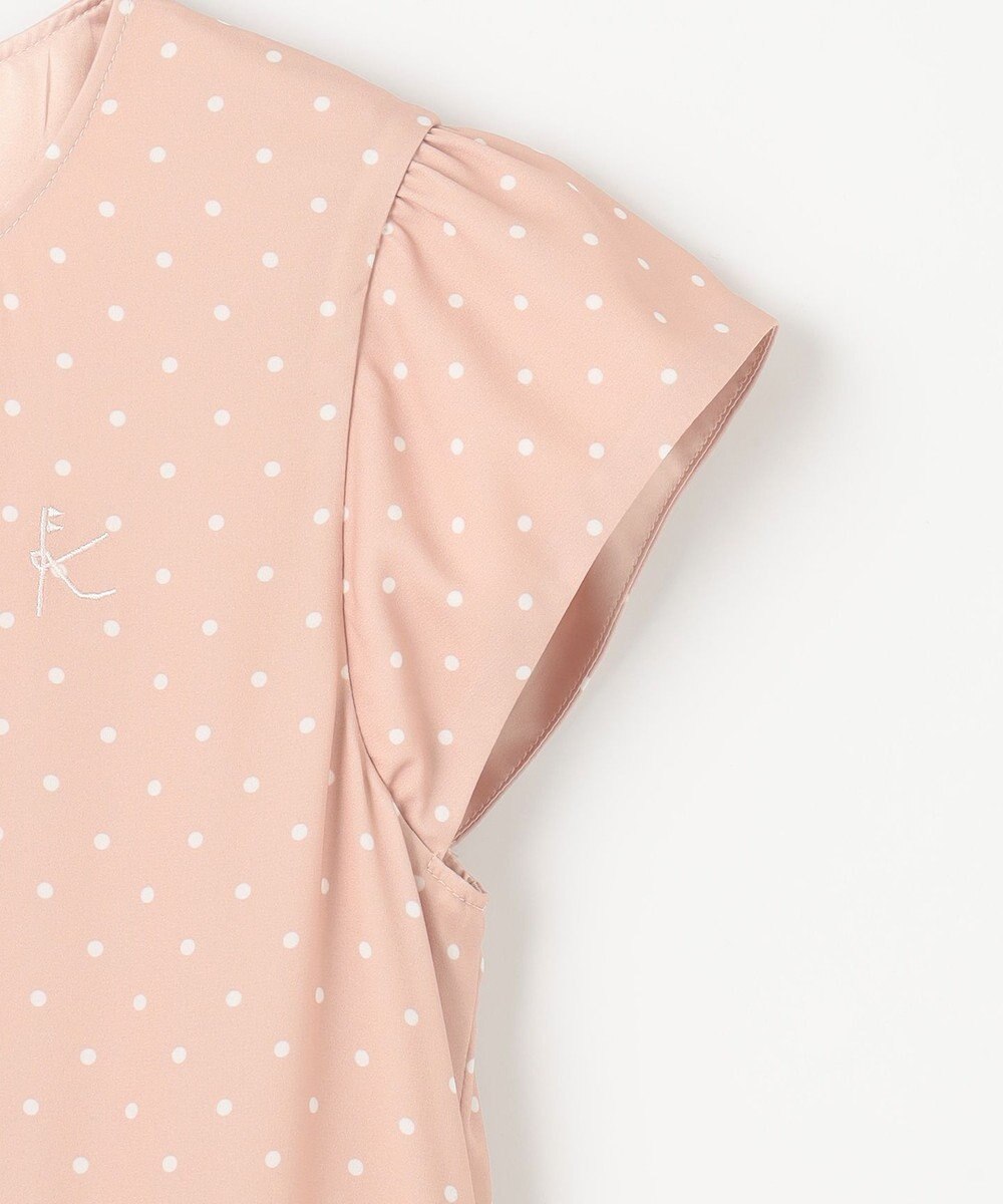 組曲 KIDS 【150-170㎝】ドットシフォン ワンピース 